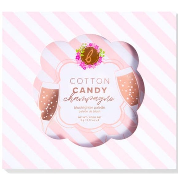 NEW Beauty Bakerie Cotton Candy Champagne Blushlighter Palette Blush Highlighter - Picture 1 of 10